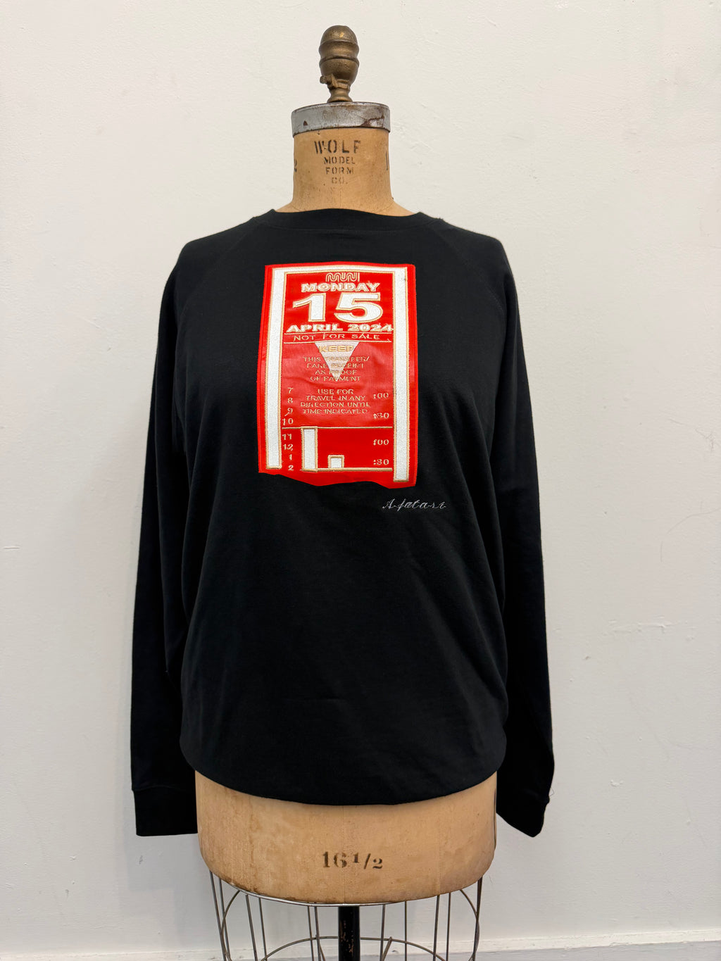 415 Day Transfer Embroidered Sweatshirt — 49ers Limited Edition