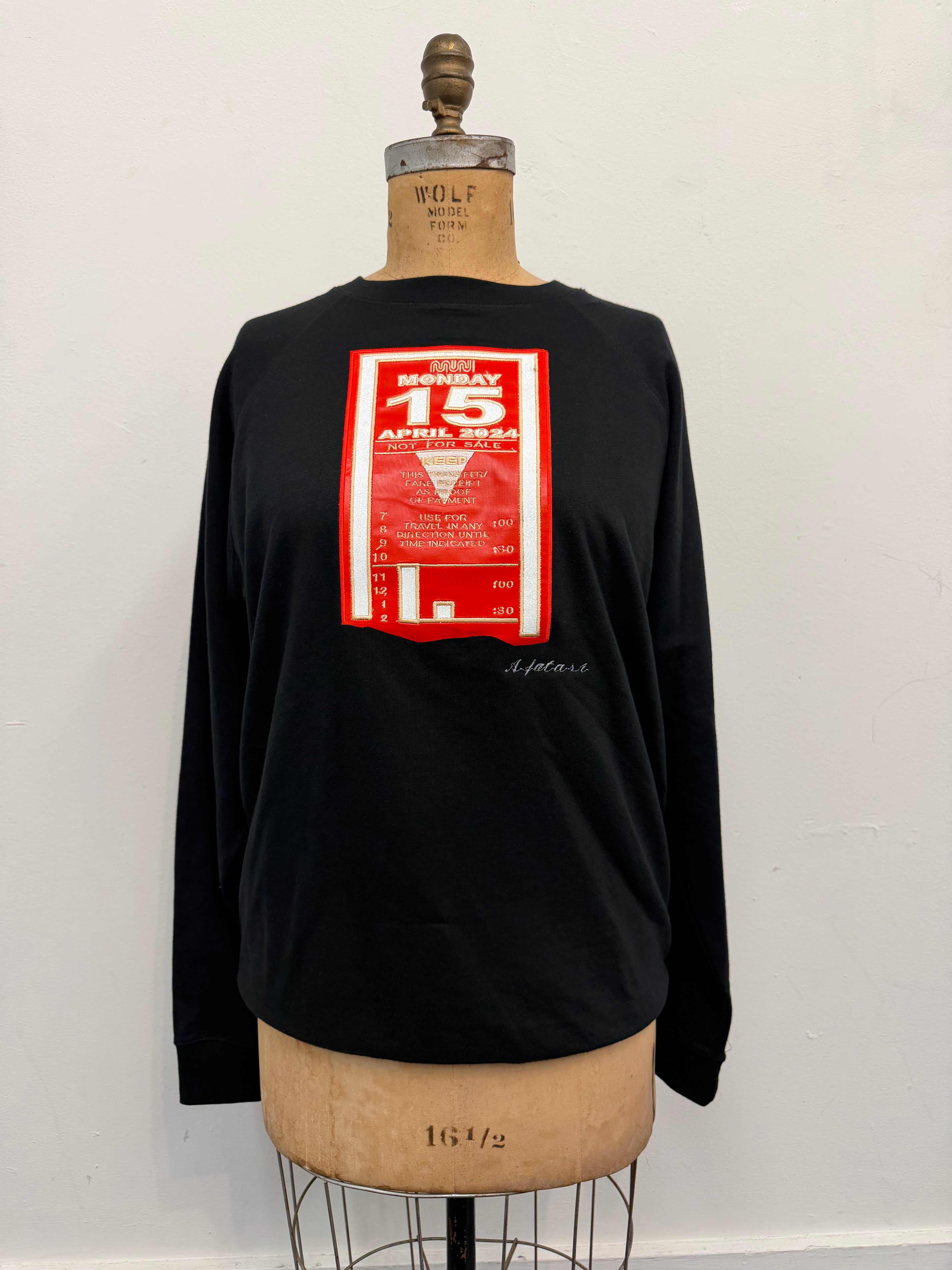 415 Day Transfer Embroidered Sweatshirt — 49ers Limited Edition